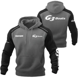 G3 Exclusive Logo Waffle Quilted Hoodie TTFSH358081901G3Z Hoodie