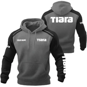Tiara Yachts Exclusive Logo Waffle Quilted Hoodie TTFSH358081901TYZ Hoodie