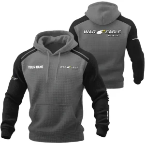 War Eagle Exclusive Logo Waffle Quilted Hoodie TTFSH358081901WEZ Hoodie