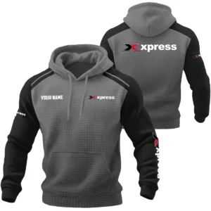 Xpress Exclusive Logo Waffle Quilted Hoodie TTFSH358081901XBZ Hoodie