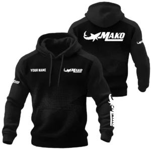 Mako Exclusive Logo Waffle Quilted Hoodie TTFSH358081902MAZ Hoodie