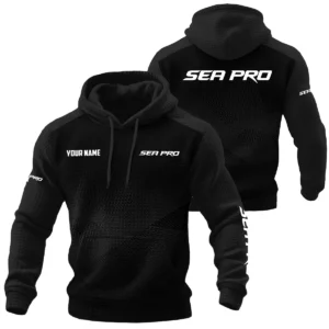 Sea Pro Exclusive Logo Waffle Quilted Hoodie TTFSH358081902SPZ Hoodie