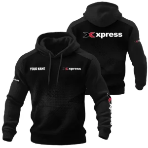 Xpress Exclusive Logo Waffle Quilted Hoodie TTFSH358081902XBZ Hoodie