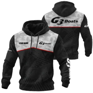 G3 Exclusive Logo Waffle Quilted Hoodie TTFSH358081903G3Z Hoodie