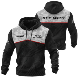 Key West Exclusive Logo Waffle Quilted Hoodie TTFSH358081903KWZ Hoodie