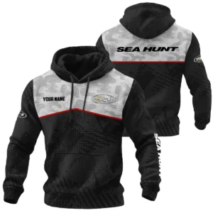 Sea Hunt Exclusive Logo Waffle Quilted Hoodie TTFSH358081903SEZ Hoodie