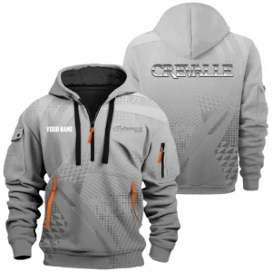 Crevalle Exclusive Logo Hoodie Half Zipper TTFSHHZSB251007CRVZ Hoodie