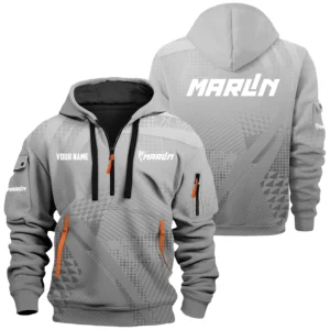 Marlin Exclusive Logo Hoodie Half Zipper TTFSHHZSB251007MALZ Hoodie