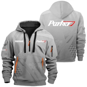 Parker Exclusive Logo Hoodie Half Zipper TTFSHHZSB251007PAZ Hoodie