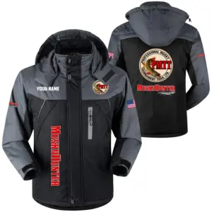 Tournament Exclusive Logo Outdoor Charging Suit Plush Waterproof Windproof Jacket Detachable Hood TTFSPCSN0107PMTT Jacket