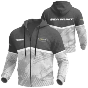 Sea Hunt Exclusive Logo Waffle Zipper Hoodie TTFSWHZS3D081901SEZ Hoodie