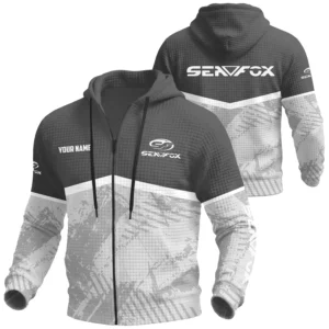 Sea Fox Exclusive Logo Waffle Zipper Hoodie TTFSWHZS3D081901SFZ Hoodie