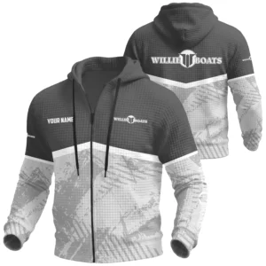 Willie Exclusive Logo Waffle Zipper Hoodie TTFSWHZS3D081901WIZ Hoodie