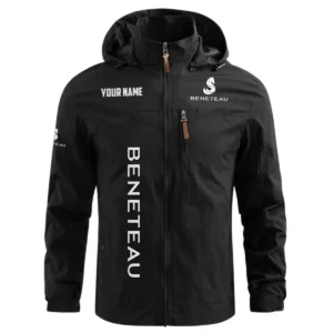 Beneteau Exclusive Logo Waterproof Outdoor Windbreaker Jacket Detachable Hood TTFSWOJNC2510BEZ Jacket