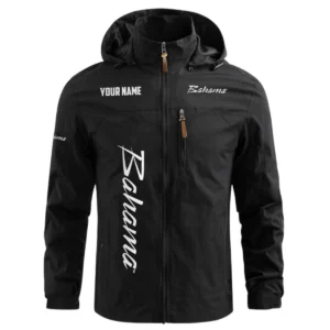 Bahama Exclusive Logo Waterproof Outdoor Windbreaker Jacket Detachable Hood TTFSWOJNC2510BMZ Jacket