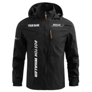 Boston Whaler Exclusive Logo Waterproof Outdoor Windbreaker Jacket Detachable Hood TTFSWOJNC2510BWZ Jacket