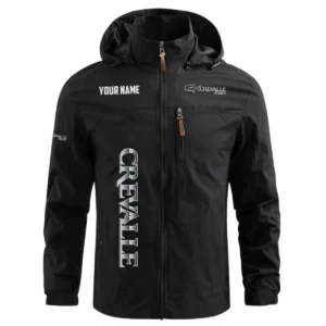 Crevalle Exclusive Logo Waterproof Outdoor Windbreaker Jacket Detachable Hood TTFSWOJNC2510CRVZ Jacket