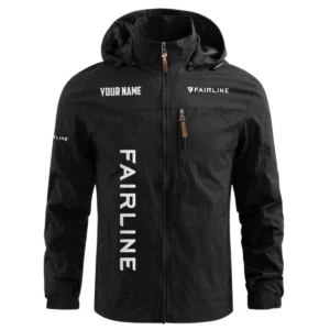 Fairline Exclusive Logo Waterproof Outdoor Windbreaker Jacket Detachable Hood TTFSWOJNC2510FIZ Jacket