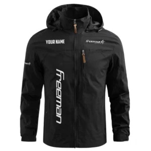 Freeman Exclusive Logo Waterproof Outdoor Windbreaker Jacket Detachable Hood TTFSWOJNC2510FMZ Jacket