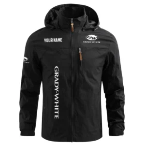 Grady-White Exclusive Logo Waterproof Outdoor Windbreaker Jacket Detachable Hood TTFSWOJNC2510GWZ Jacket