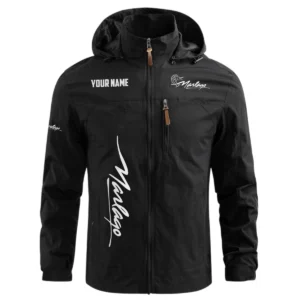 Marlago Exclusive Logo Waterproof Outdoor Windbreaker Jacket Detachable Hood TTFSWOJNC2510MGZ Jacket