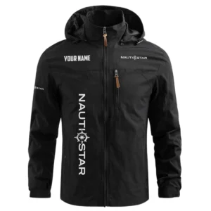 NauticStar Exclusive Logo Waterproof Outdoor Windbreaker Jacket Detachable Hood TTFSWOJNC2510NSZ Jacket