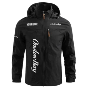 Onslow Bay Exclusive Logo Waterproof Outdoor Windbreaker Jacket Detachable Hood TTFSWOJNC2510ONZ Jacket