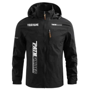 Pathfinder Exclusive Logo Waterproof Outdoor Windbreaker Jacket Detachable Hood TTFSWOJNC2510PFZ Jacket