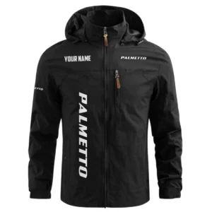 Palmetto Exclusive Logo Waterproof Outdoor Windbreaker Jacket Detachable Hood TTFSWOJNC2510PLZ Jacket
