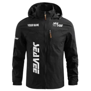 Sea Vee Exclusive Logo Waterproof Outdoor Windbreaker Jacket Detachable Hood TTFSWOJNC2510SEVZ Jacket