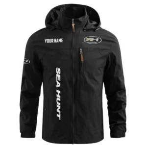 Sea Hunt Exclusive Logo Waterproof Outdoor Windbreaker Jacket Detachable Hood TTFSWOJNC2510SEZ Jacket