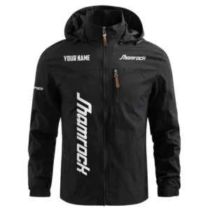 Shamrock Exclusive Logo Waterproof Outdoor Windbreaker Jacket Detachable Hood TTFSWOJNC2510SHZ Jacket