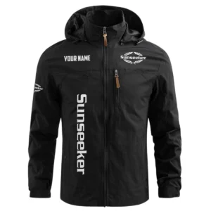 Sunseeker Exclusive Logo Waterproof Outdoor Windbreaker Jacket Detachable Hood TTFSWOJNC2510SNZ Jacket