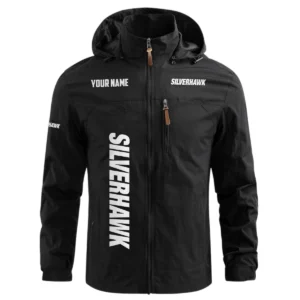 Silverhawk Exclusive Logo Waterproof Outdoor Windbreaker Jacket Detachable Hood TTFSWOJNC2510SQZ Jacket