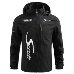 Scout Exclusive Logo Waterproof Outdoor Windbreaker Jacket Detachable Hood TTFSWOJNC2510SSZ Jacket