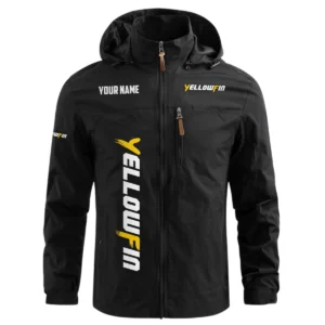 Yellowfin Exclusive Logo Waterproof Outdoor Windbreaker Jacket Detachable Hood TTFSWOJNC2510YFZ Jacket