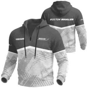 Boston Whaler Exclusive Logo Waffle Quarter-zip Hoodie TTFSWQH3D081901BWZ Hoodie