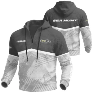 Sea Hunt Exclusive Logo Waffle Quarter-zip Hoodie TTFSWQH3D081901SEZ Hoodie