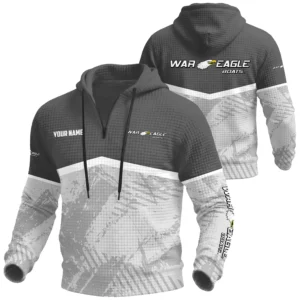 War Eagle Exclusive Logo Waffle Quarter-zip Hoodie TTFSWQH3D081901WEZ Hoodie