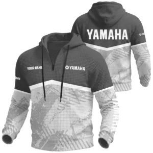 Yamaha Exclusive Logo Waffle Quarter-zip Hoodie TTFSWQH3D081901YZ Hoodie