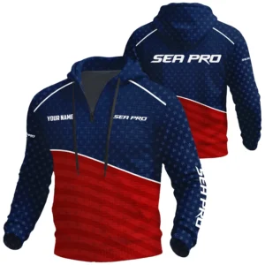 Sea Pro Exclusive Logo Waffle Quarter-zip Hoodie TTFSWQH3D081902SPZ Hoodie
