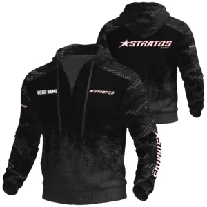 Stratos Exclusive Logo Waffle Quarter-zip Hoodie TTFSWQH3D081903SAZ Hoodie