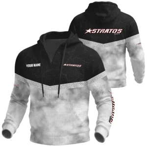 Stratos Exclusive Logo Waffle Quarter-zip Hoodie TTFSWQH3D081905SAZ Hoodie