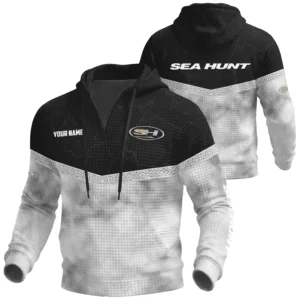 Sea Hunt Exclusive Logo Waffle Quarter-zip Hoodie TTFSWQH3D081905SEZ Hoodie