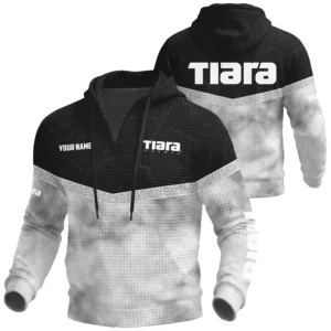 Tiara Yachts Exclusive Logo Waffle Quarter-zip Hoodie TTFSWQH3D081905TYZ Hoodie