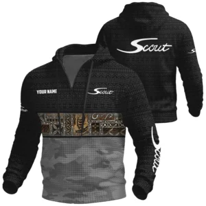 Scout Exclusive Logo Waffle Quarter-zip Hoodie TTFSWQH3D081906SSZ Hoodie