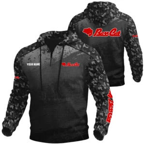 Bass Cat Exclusive Logo Waffle Quarter-zip Hoodie TTFSWQH3D081907BCZ Hoodie