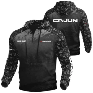 Cajun Exclusive Logo Waffle Quarter-zip Hoodie TTFSWQH3D081907CJZ Hoodie