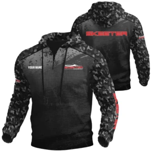 Skeeter Exclusive Logo Waffle Quarter-zip Hoodie TTFSWQH3D081907STZ Hoodie
