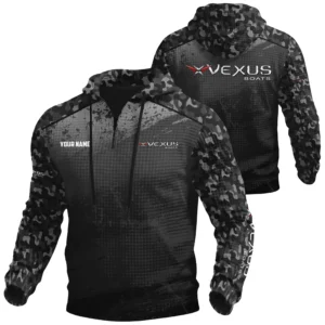 Vexus Exclusive Logo Waffle Quarter-zip Hoodie TTFSWQH3D081907VBZ Hoodie